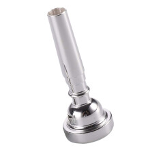 Professional Brass Trumpet Mouthpiece Silver Plated Trumpet Mouthpiece Brass Instrument Accessories for Daily Practice