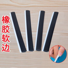 4pcs Rubber Strip Replacement Dustpan Rubber Edge Dustpan Lip Replacement Accessories