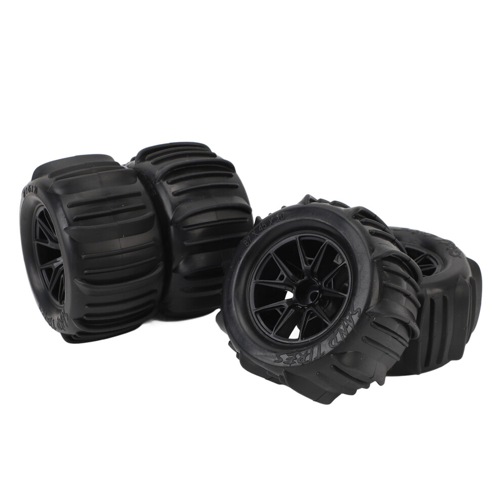 4Pcs 85Mm Rubber Rc Car Tires 12Mm Hex For 16A01-16A08 9441391325890