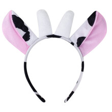 Tiara de Chifre de Panda em Pelúcia - Acessório de Cabelo (1 peça)