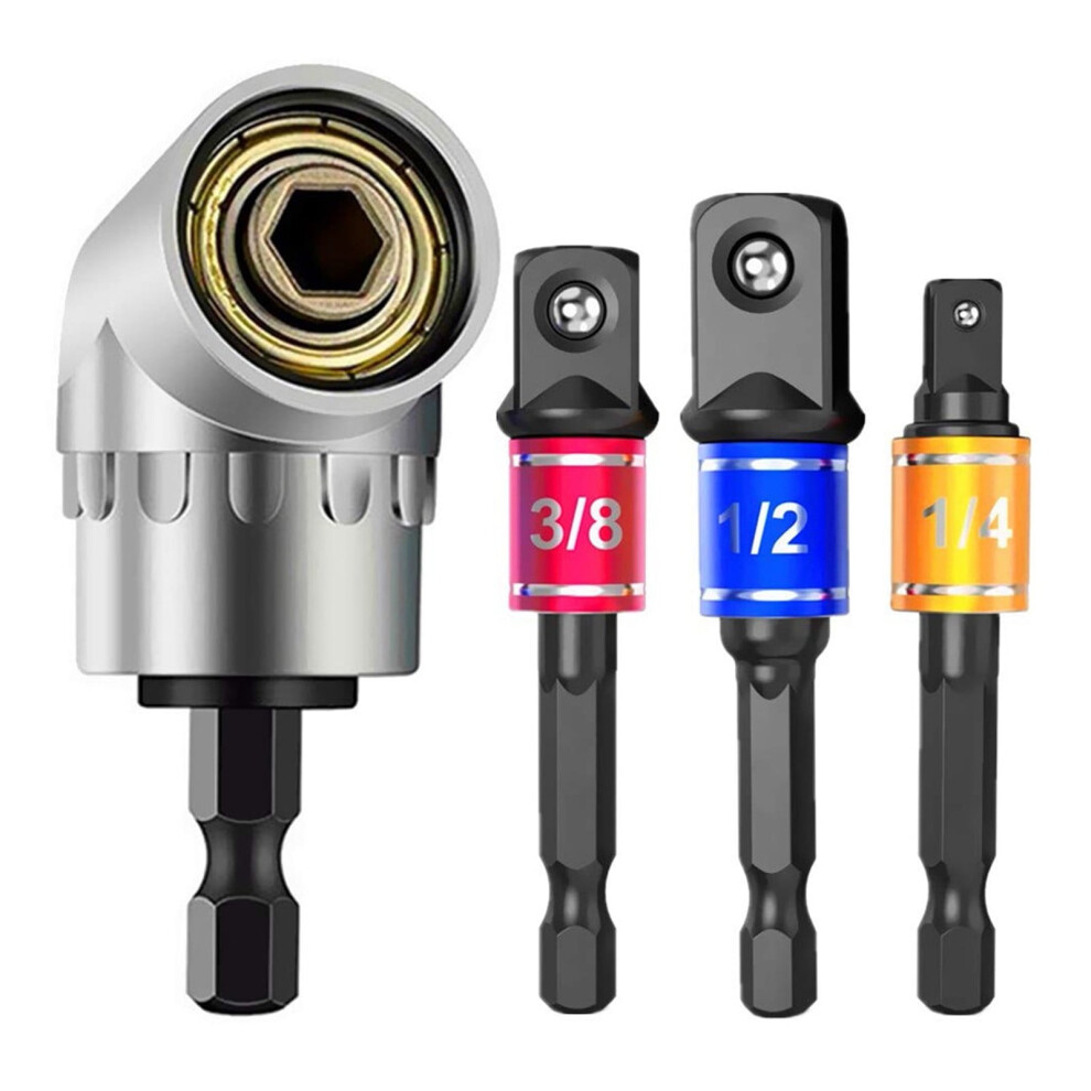 3Pc Steel Ball Post + Screw Corner Power 3Pcs Set Impact Sockets Adapter Grade Extension Hand Driver Tools Faucets 9555307680093