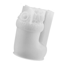 Conjunto de moldes de silicone de Natal para fazer decorações natalinas com desenhos de renas e bonecos de neve.