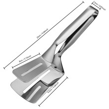 304 Stainless Steel Kitchen Tongs Multipurpose 1 Pair