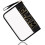 Chenille Letter Clear-väska med mudd, PVC PU-dragkedja, 1