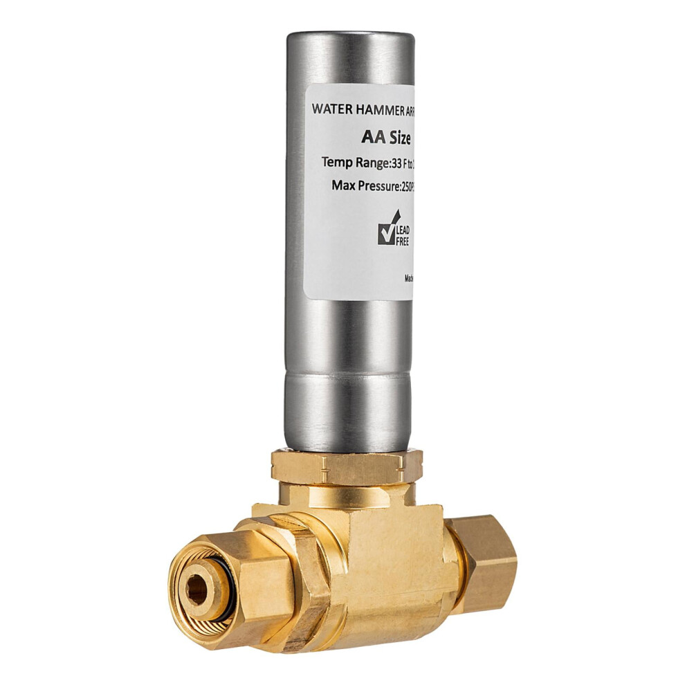 Water Hammer Arrestor Toilet Accessory 3/8" Nh Thread Water Tap For Laundry Pipe 9450273046068