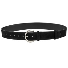 Cinto feminino ajustável em couro PU com acabamento fosco.