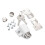 Keyed Metal Window Locks for Sliding Window Adjustable Security Window Stops Easy Installation Window Locks for Home 1