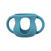Shockproof Silicone Baby Bottle Holder, Easy-Grip & Anti-Slip – BPA-Free, Compatible with Glass Bottles & Pacifiers