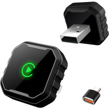 for, 2026Mini-design for konvertitter Kablet til, Koble til, Kompatibel med iOS10+ og 6+, /Type C, Plug and Play (svart)