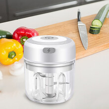 Hachoir à ail électrique, mini hachoir USB de 250 ml pour ail, oignon, gingembre, piment et légumes