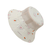 Stylish Ponytail Bucket Hat Breathable Children Fisherman Hat Lovely Shape Hat for Beach Camping