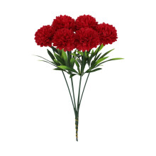 Fleurs artificielles d'hortensia, fleurs artificielles pour la maison, décoration créative pour le salon, bouquet de fleurs artificielles (rouge)
