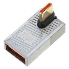 Adaptador USB a USB C, convertidor tipo C macho a USB 3.0 hembra, adaptador de carga USB hembra de 10 Gbps, 120 W, 6 A para portátil y teléfono.