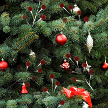 Décoration de Noël en forme de canne à sucre – Bâtonnets en bois naturel à rayures rouges et blanches pour décorer le sapin, emballer les