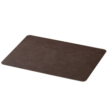 Kunstleren placemats, hittebestendige en afwasbare placemats, rechthoekige dubbelzijdige placemats voor de keuken en tafeldecoratie.