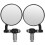 1 Pair Universal Motorcycle Rearview Mirrors Bar End Shape Improved Visibility For Upgrades 1