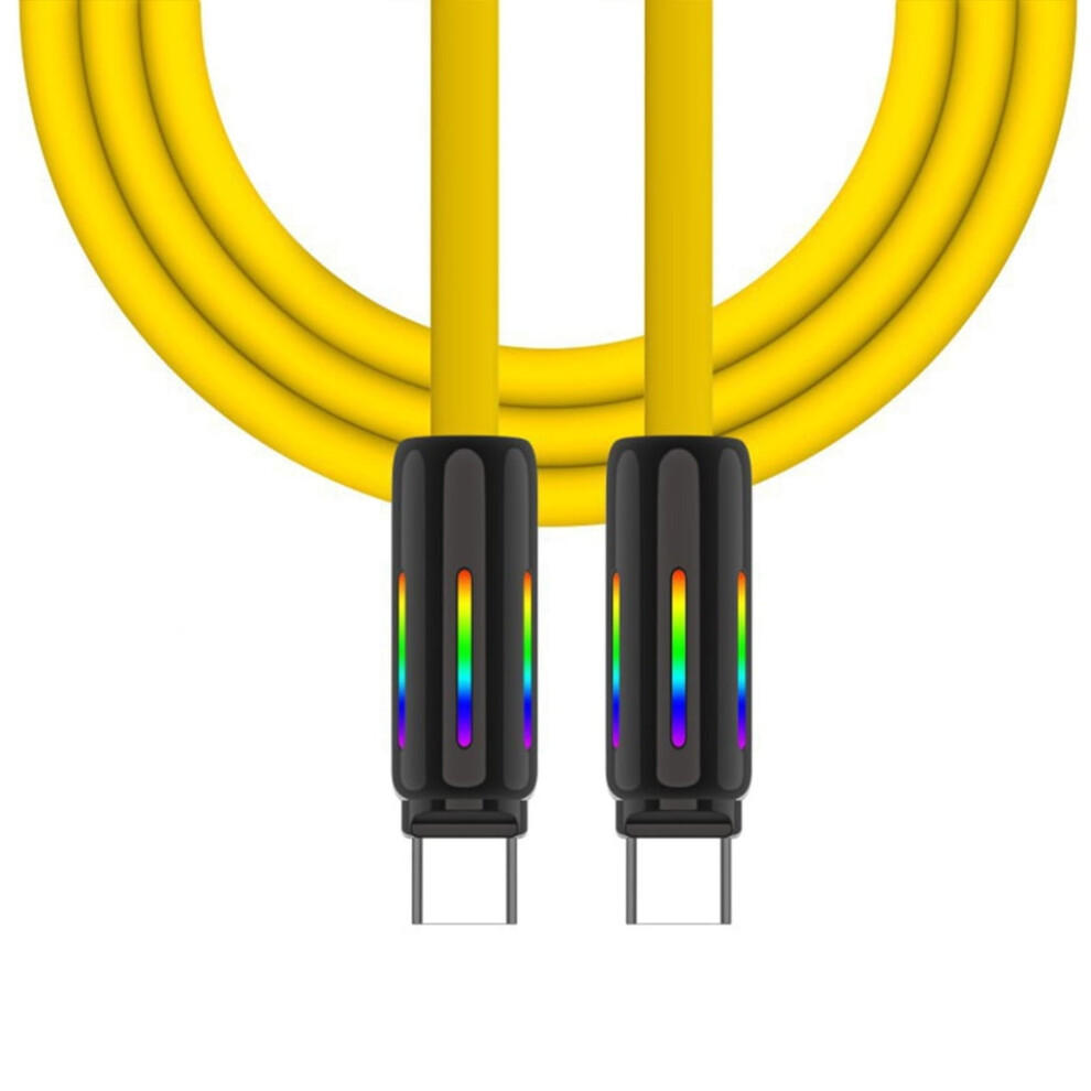 Silicone Usb C To Usb C Cable 100W 240W Fast Charging & Data Transfer 480Mbps For Smartphones Tablets Laptops 9329345360930