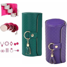 Travel Jewelry Case Women 3-Layer Elegant Storage