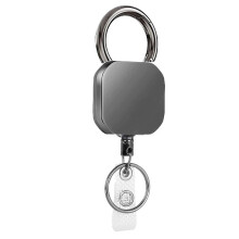 Zinc Alloy Retractable Badge Holder with Belt Clip and 27.5