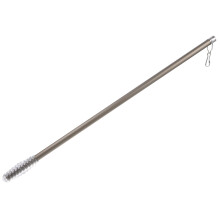 Tringle à rideaux portable en aluminium, couleur kaki, style minimaliste pour la manipulation des rideaux