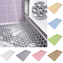 Tapis de bain antidérapant pour enfants – TPE extra doux, lavable en machine, ventouses, pour baignoires lisses uniquement, rose