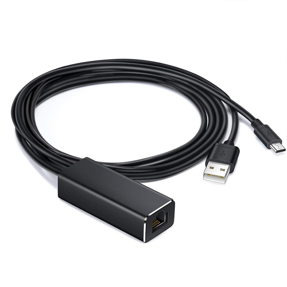 Usb 2.0+Usb 5Pin To Ethernet Adapter Usb To Rj45 Supporting 10/100Mbps Ethernet Networking Adapter Dongle For Tvs 9329345361111