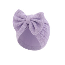 Nursery Hospital Turban Hat Solid Color Baby Bun Knot Cap Headwrap Soft Bonnet Cap for Infant Toddler