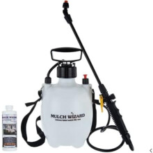 Easy to use, Non- toxic, Eco Friendly Faded Mulch Restoration Dye Kit- Cover over 600 Square Feet of Mulch!! (Cocoa Brown)