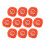 100Pcs Smoke Detector Dust Covers Fire Alarm Cover 6