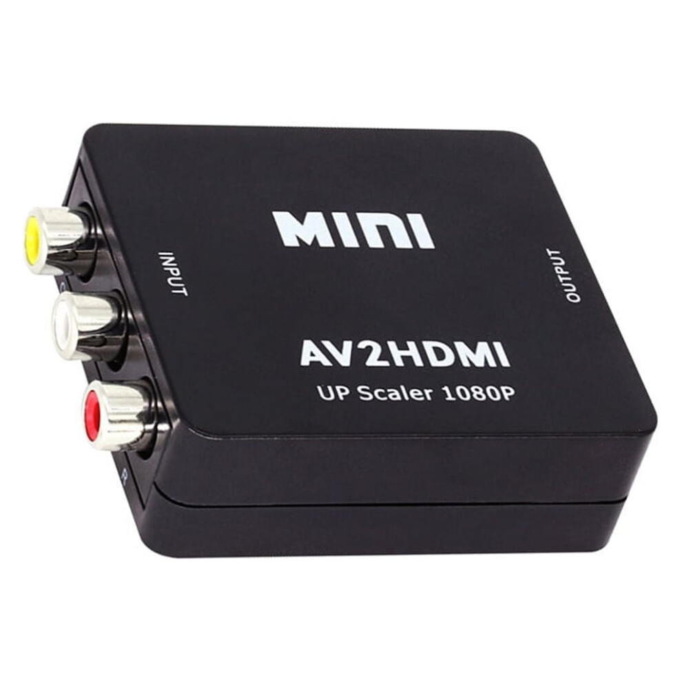 Upscaler With 1080P Video To 3 Av Composite Converter Power Cvbs Adapter Adapter 9555307681397