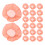 100Pcs Smoke Detector Dust Covers Fire Alarm Cover 9