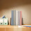 2Pcs Solid Wood Bookends for Shelves Elegant Minimalist Design 6
