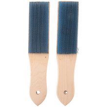 2024 TOP! File Card Brush Steel Cleaner Remove Chip Metal Bits Cleaning 8.26 Inch Length, 2 Pieces