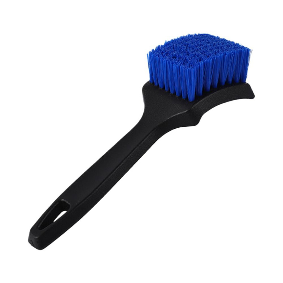 Qenashaing Short Handle Car Tire Brush With Dense Bristles, Efficient Cleaning For Wheels Without Damage, For Car Detailing Garage Driveway Use 9555307681731