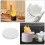 20 pcs small ceramic wool wick with cotton core for tabletop fire pit 3
