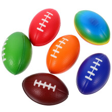 6er-Pack Mini-Rugby-Fußball-Ornamente (PU)