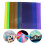 Assorted Colored Transparent Cellophane Sheets for Crafts, PVC Wraps, Wrapping and Projects 1