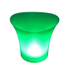 LED-Eiskübel mit farbwechselnder Beleuchtung, transparentes Design für Wein/Champagner – geeignet für Partys, Zuhause, Bars, Clubs, KTVs und