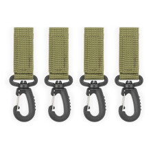 4Pcs Belt Hanging Carabiners Hook Belt Clip Key Buckles for Outdoor Sports