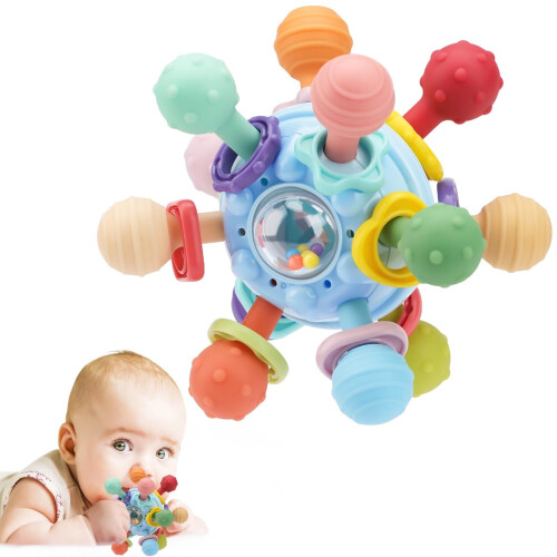 Παιχνίδια Montessori Sensory για 0-24 μηνών, Παιχνίδια οδοντοφυΐας και ανάπτυξης, κατάλληλα