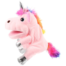Lifelike Hand Toy Imagination Development Unicorn Puppet 1Set