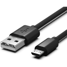 Cabo Micro USB 2.0A Macho para Micro B, Cabo de Carregamento Rápido, Cabo USB de Alta Velocidade e Durável para Carregador Android (1 unidade, 90