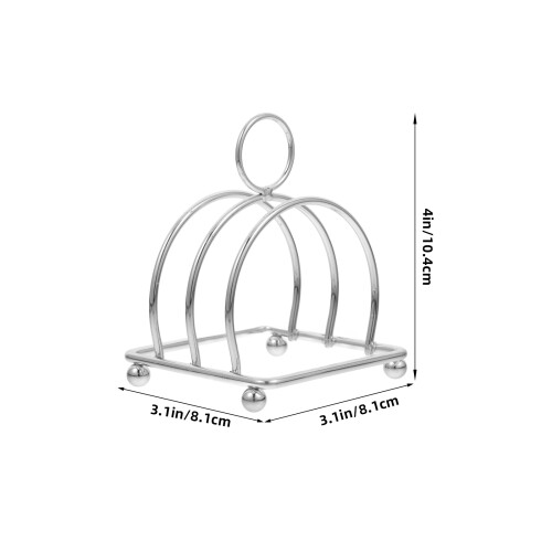 Multifunctional Stainless Steel Toast Bread Rack Kitchen Organizer 1