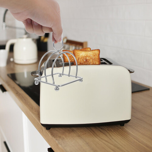 Multifunctional Stainless Steel Toast Bread Rack Kitchen Organizer 2