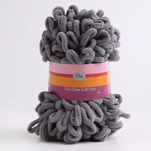 Νήμα Chenille Loop – Φουσκωτό, Χοντρό, Μαλακό & Ελαφρύ για DIY Πλέξιμο με τα Δάχτυλα &