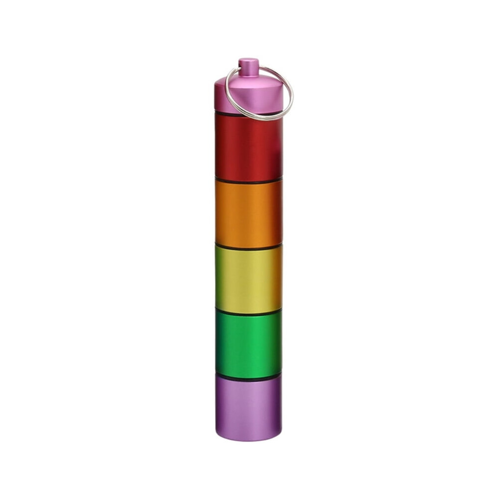 Medicine Box Aluminum Alloy Waterproof Pill Container