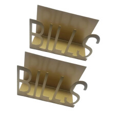 Sturdy Iron Desktop Mail Organizers for Letter and Documents Trendy Holder