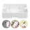 Surface Mount Outlet Box Junction Box White 5pcs 8