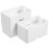 Surface Mount Outlet Box Junction Box White 5pcs 9