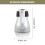 1Pc Silver Trombone Mute Noise Reduction Tool Durable Instrument Part 2